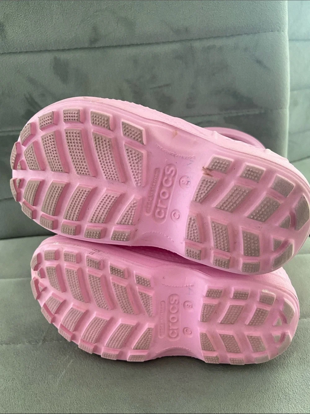 Crocs Kids' Classic Handle Rain Boots - Pink